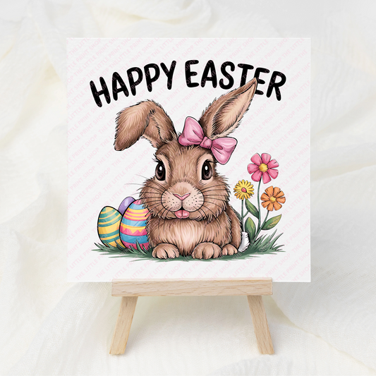 Happy Easter - UV DTF 3 inch Decals
