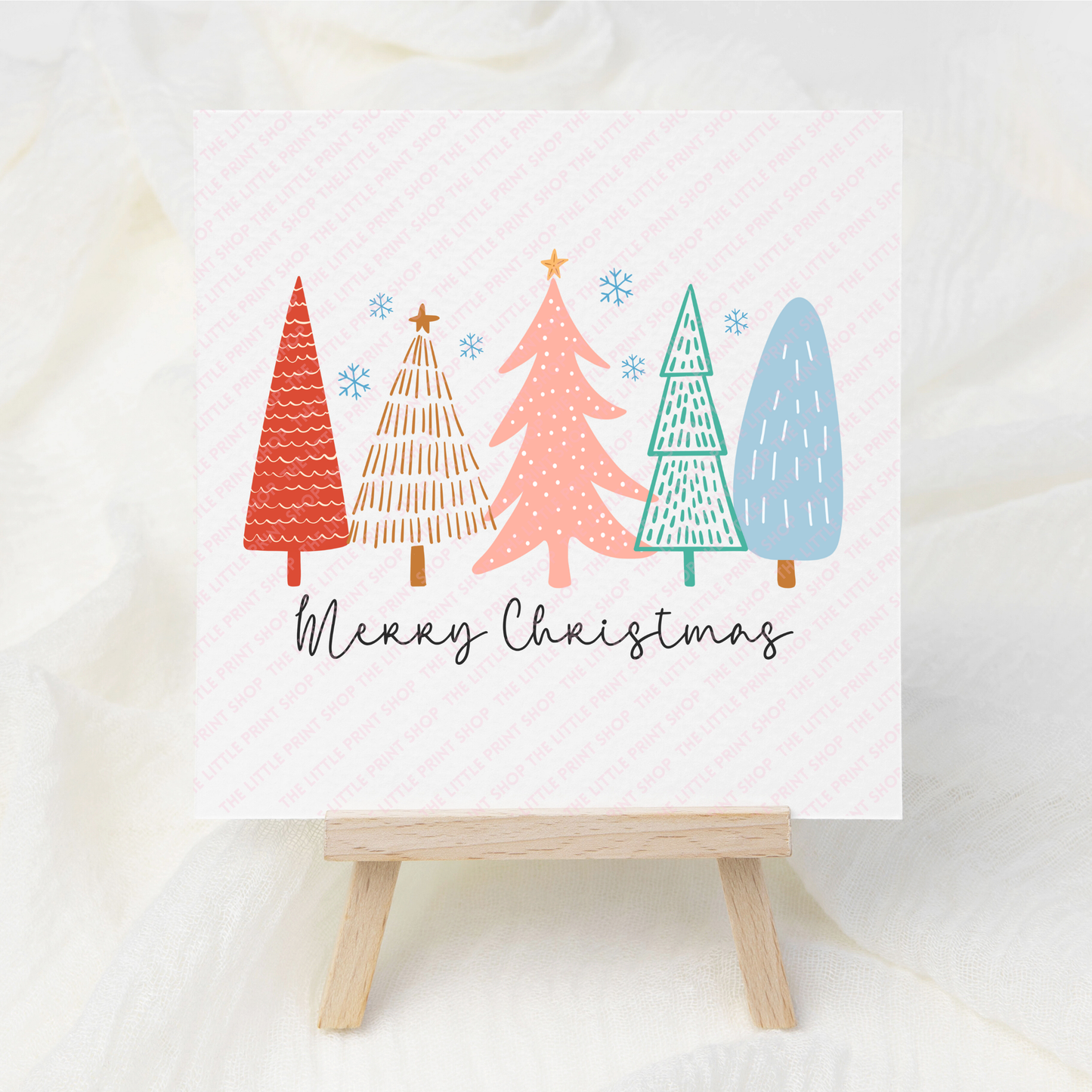 Christmas Trees - UV DTF 3 inch Decal