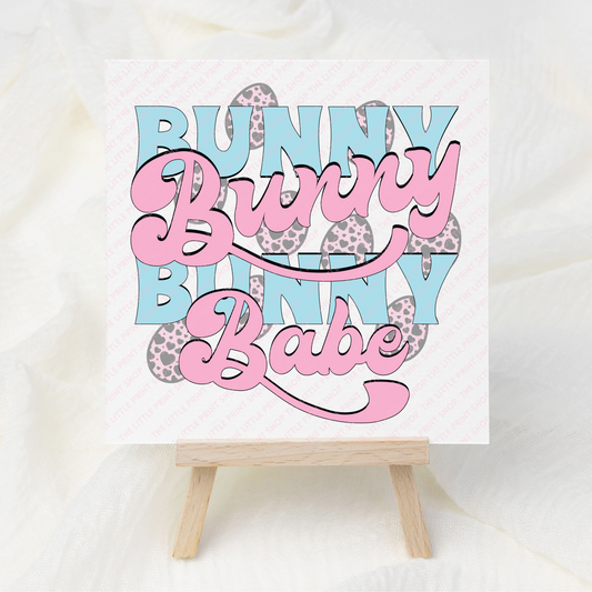 Bunny Babe - UV DTF 3 inch Decals