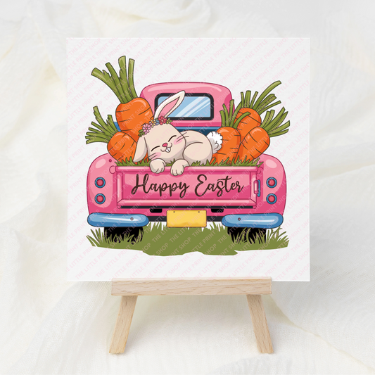 Happy Easter - UV DTF 3 inch Decals