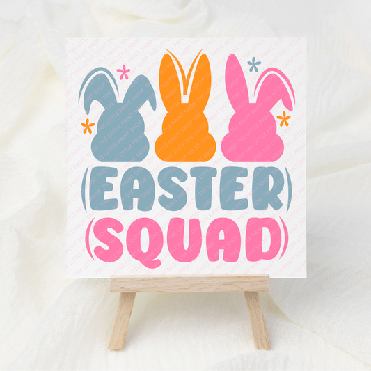 Easter Squad - UV DTF 3 inch Decals