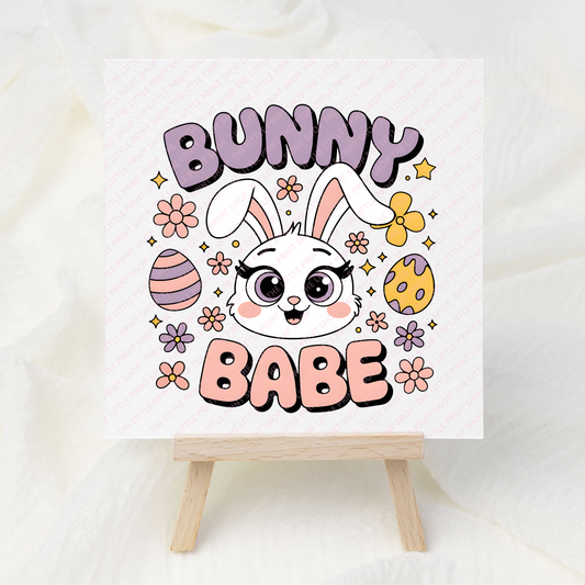 Bunny Babe - UV DTF 3 inch Decals