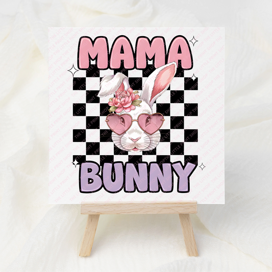 Mama Bunny - UV DTF 3 inch Decals
