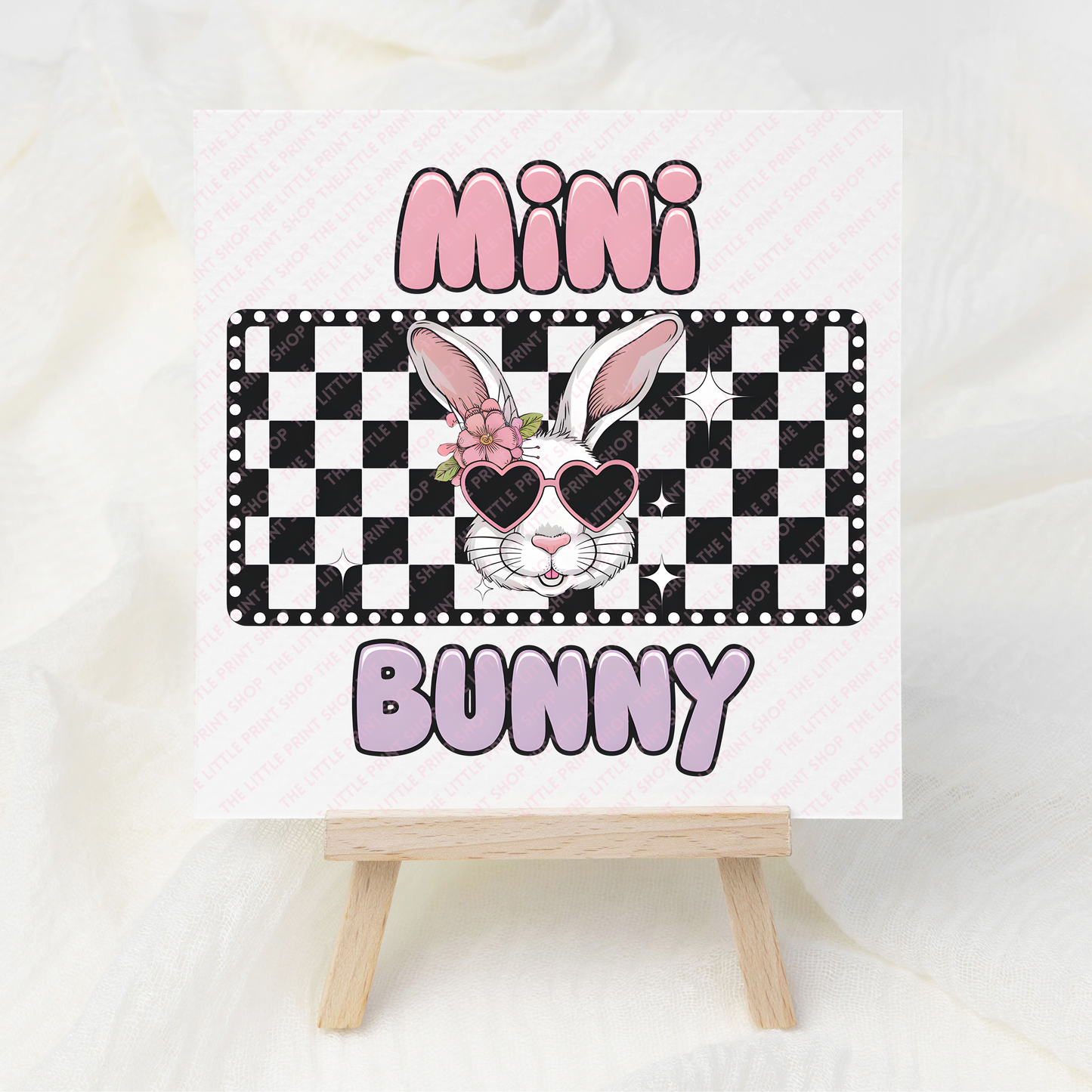 Mini Bunny - UV DTF 3 inch Decals