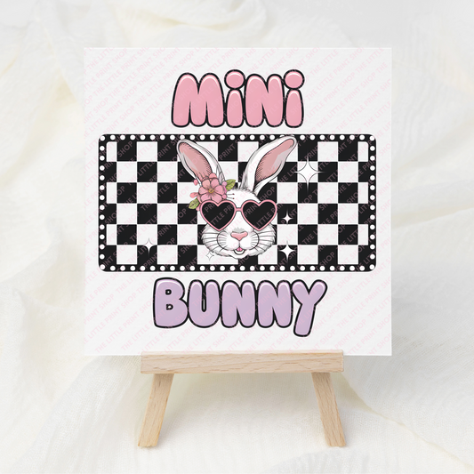 Mini Bunny - UV DTF 3 inch Decals