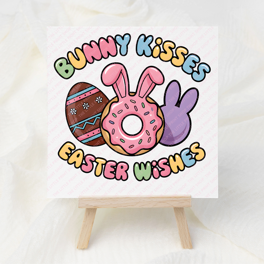 Bunny Kisses - UV DTF 3 inch Decals