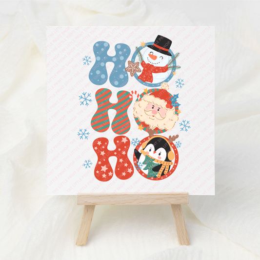 Ho Ho Ho  - UV DTF 3 inch Decal