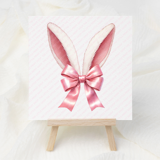 Bunny Ears - UV DTF 3 inch Decals