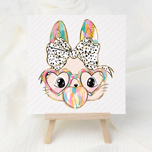 Bunny - UV DTF 3 inch Decals