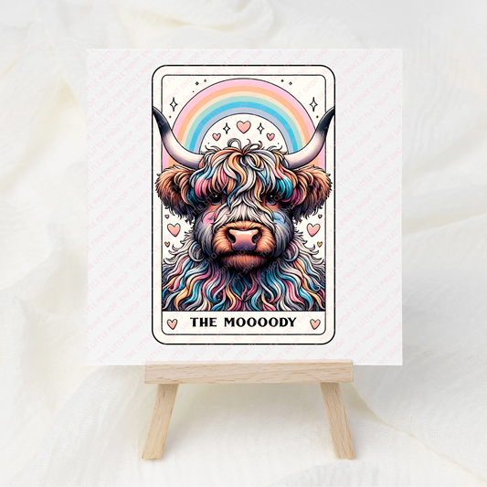 The Moody - UV DTF 3 inch Decals