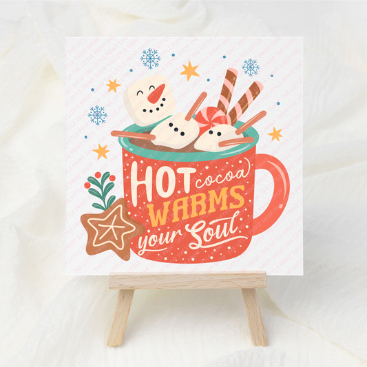 Warm Your Soul  - UV DTF 3 inch Decal