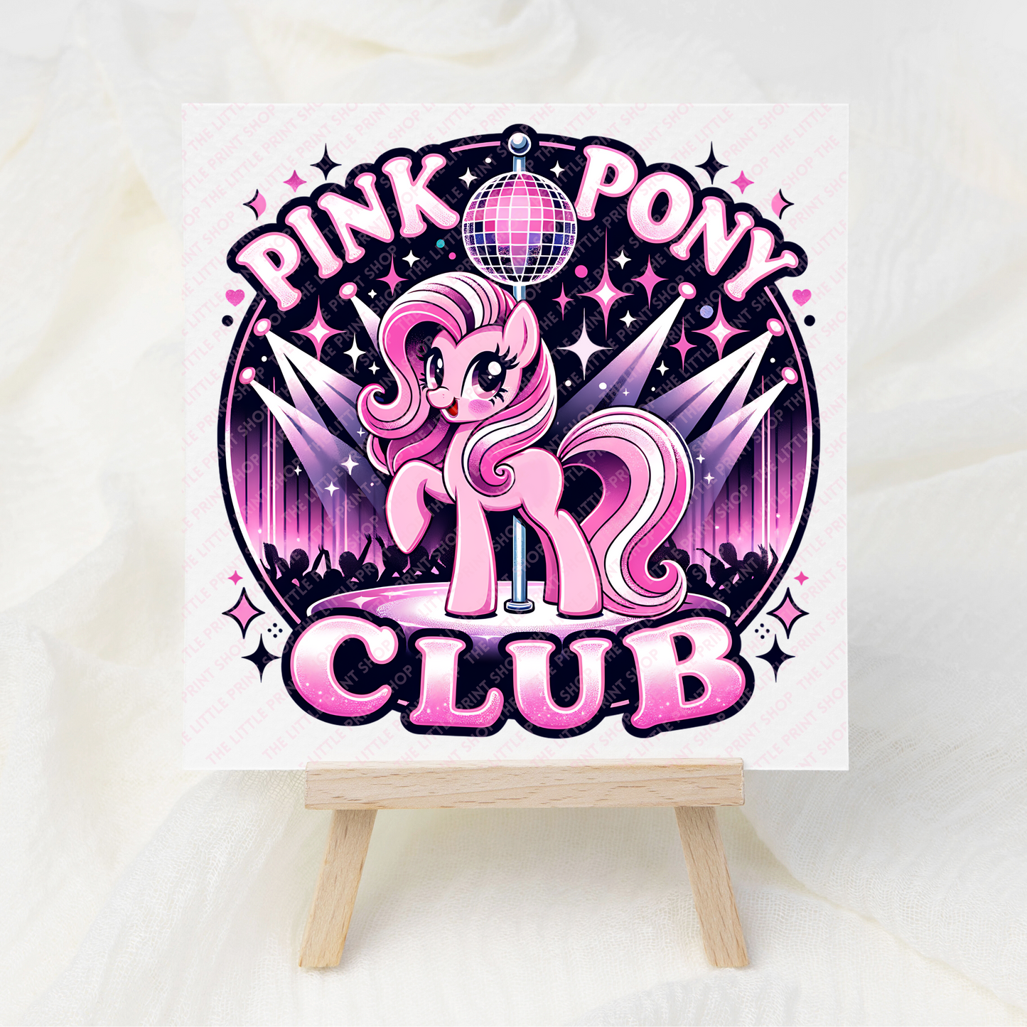 Pink Pony Club - UV DTF 3 inch Decals