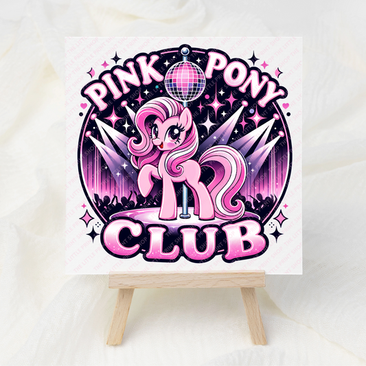 Pink Pony Club - UV DTF 3 inch Decals