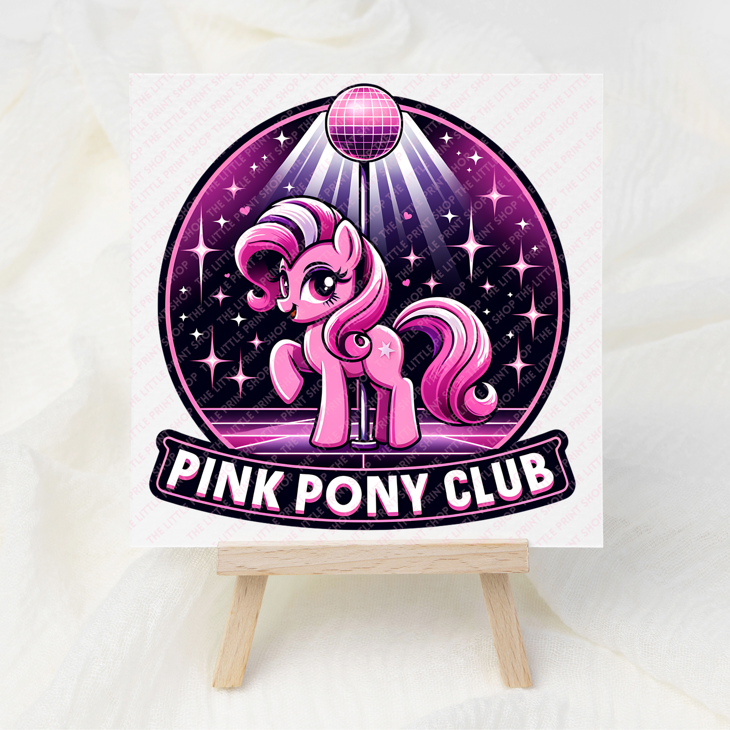 Pink Pony Club - UV DTF 3 inch Decals