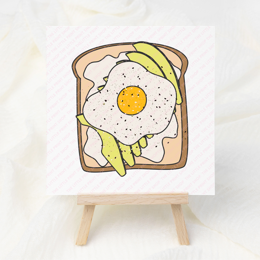 Breakfast - UV DTF 3 inch Decals