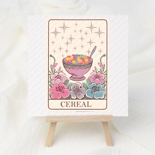 Cereal - UV DTF 3 inch Decals