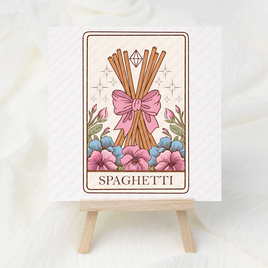 Spaghetti - UV DTF 3 inch Decals