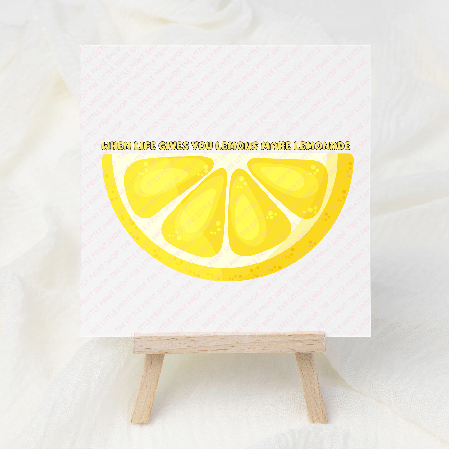Lemon Slice - UV DTF 3 inch Decals