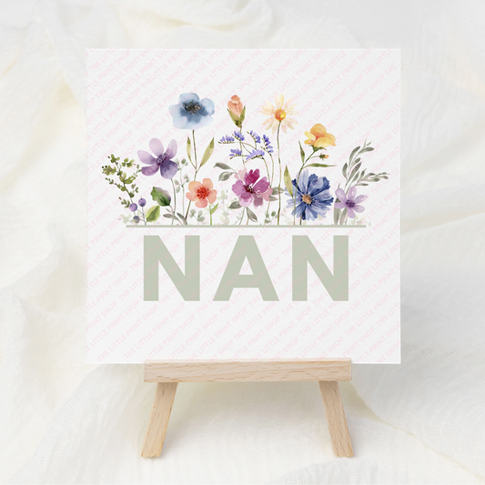 Nan - UV DTF 3 inch Decals