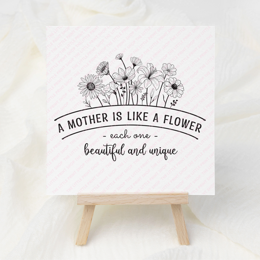 Like A Flower - UV DTF 3 inch Decals