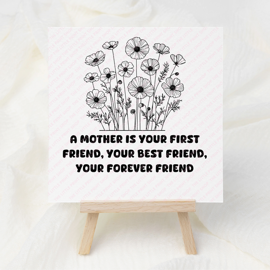 Mother's First - UV DTF 3 inch Decals