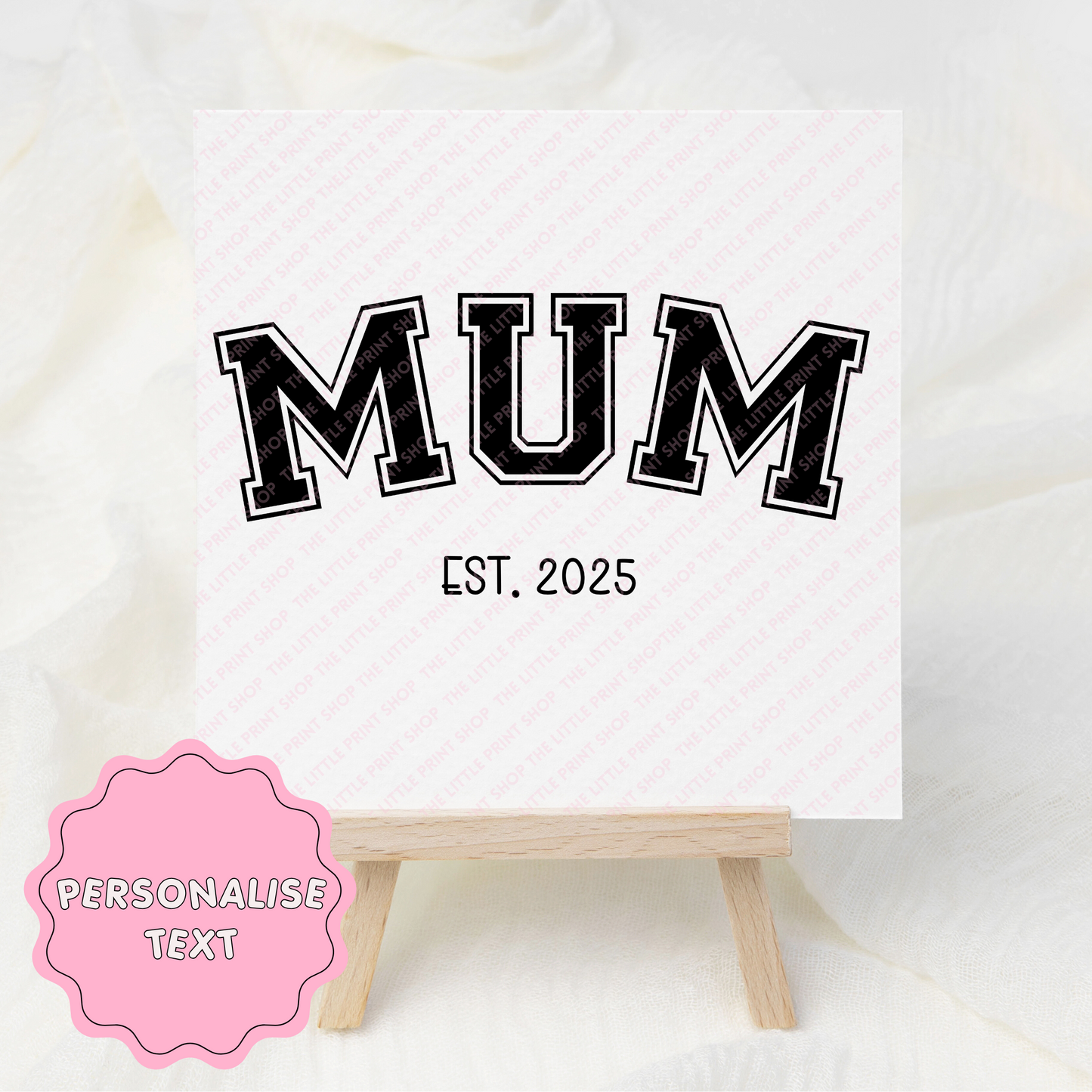 Mum EST - UV DTF 3 inch Decals