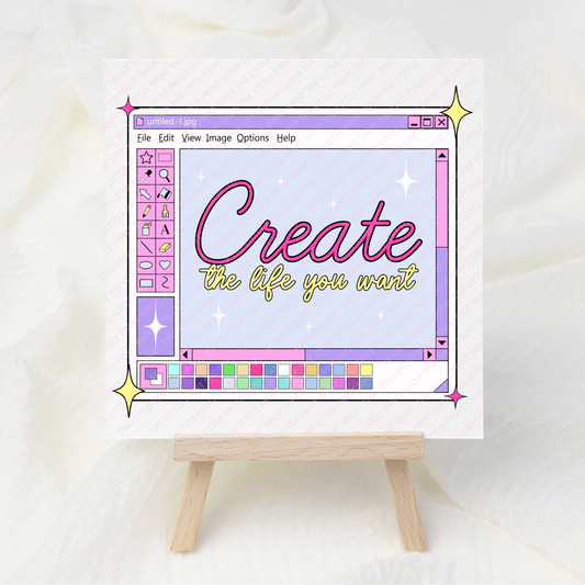 Create - UV DTF 3 inch Decals