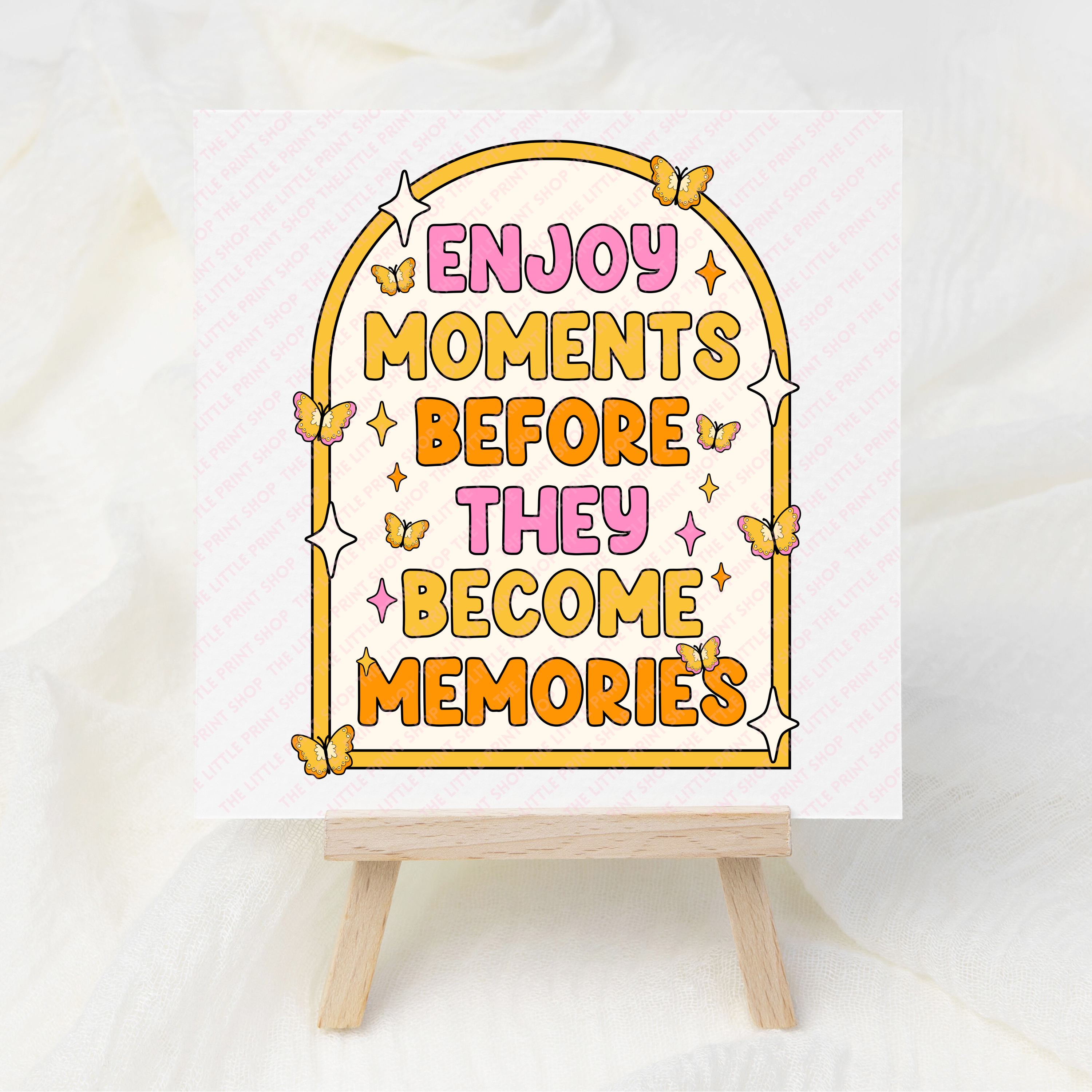 Enjoy Moments - UV DTF 3 inch Decals – Little Print Shop
