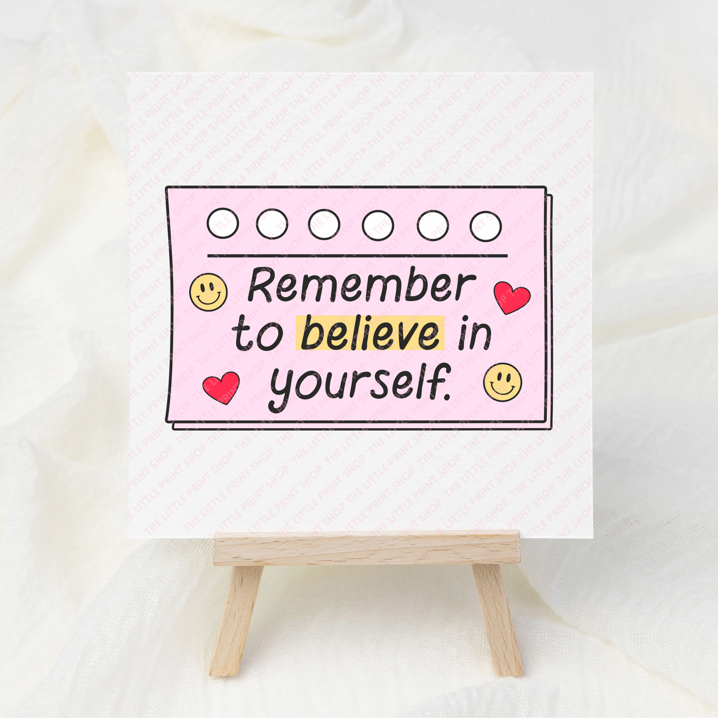 Believe In Yourself Reminder - UV DTF 3 inch Decals