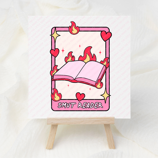 Smut Reader - UV DTF 3 inch Decals