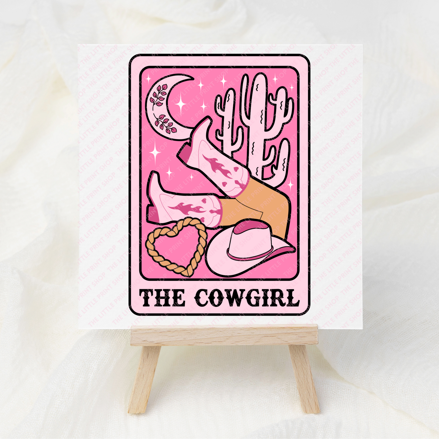 The Cowgirl - UV DTF 3 inch Decals