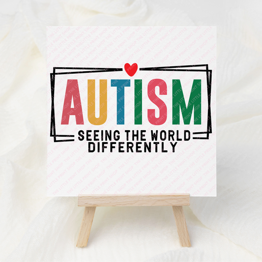 Seeing The World Differently - UV DTF 3 inch Decals