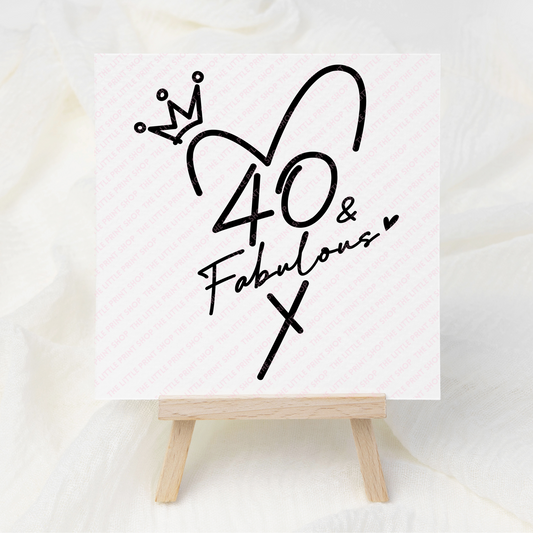 40 - UV DTF 3 inch Decals