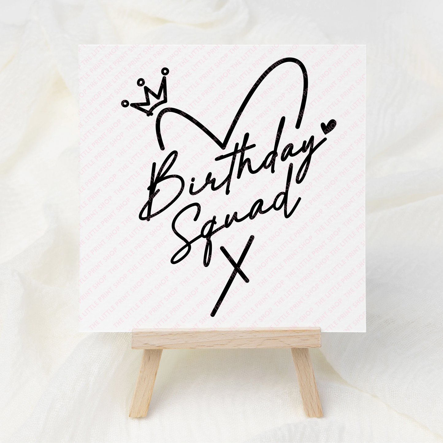 Birthday Squad - UV DTF 3 inch Decals