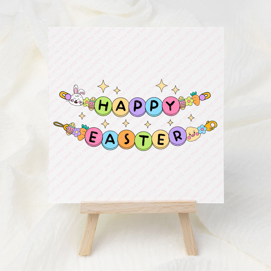 Happy Easter - UV DTF 3 inch Decals