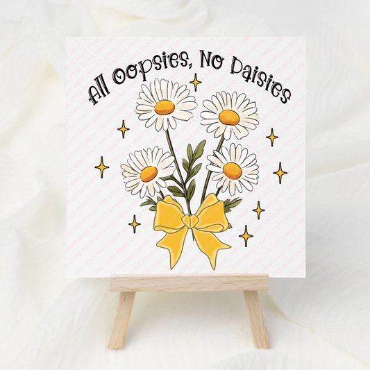 All Oopsies - UV DTF 3 inch Decals