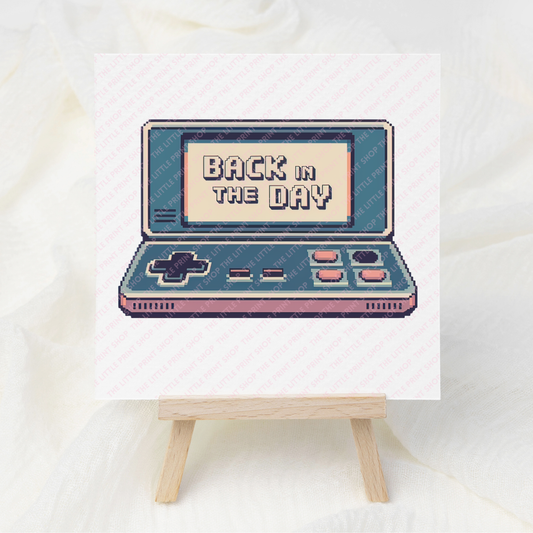 Back In The Day - UV DTF 3 inch Decals