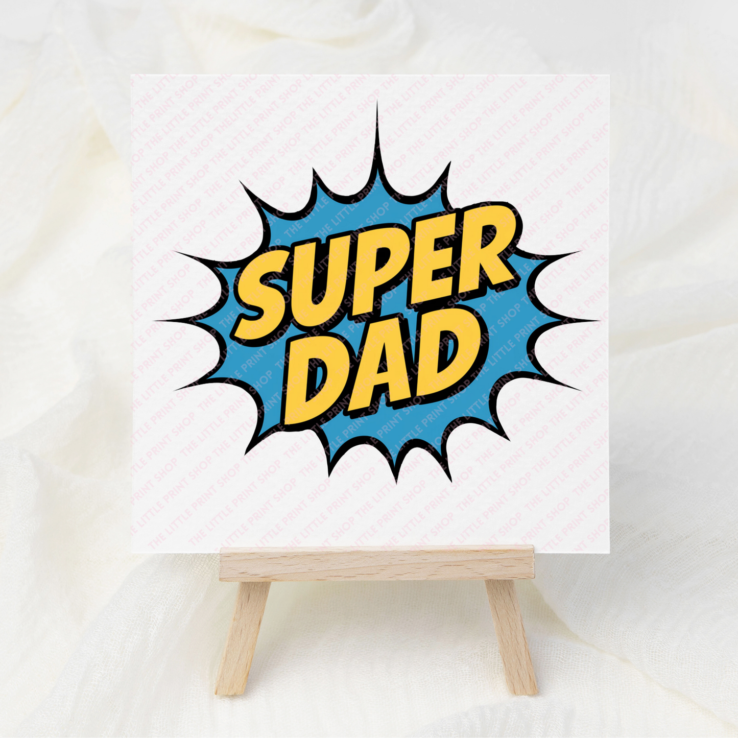 Supa Dad - UV DTF 3 inch Decals
