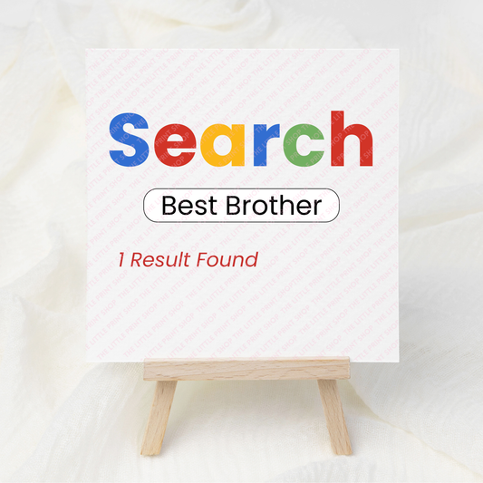 Search Best Brother - UV DTF 3 inch Decals