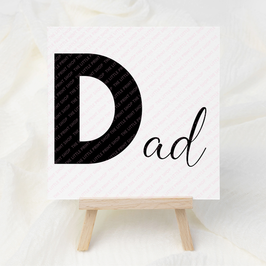 Dad - UV DTF 3 inch Decals