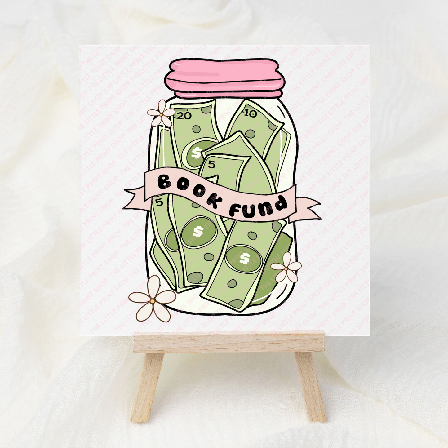 Book Fund - UV DTF 3 inch Decals