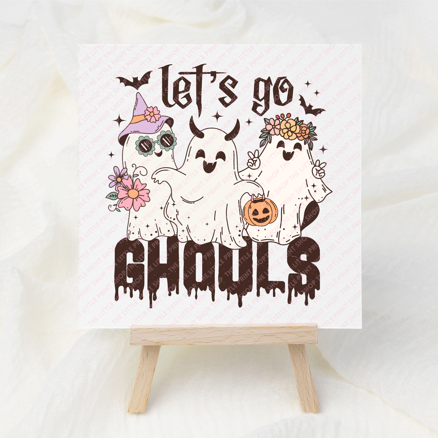 Lets Go Ghouls - UV DTF 3 inch Decal