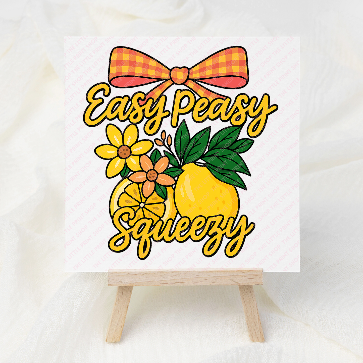 Easy Peasy - UV DTF 3 inch Decals