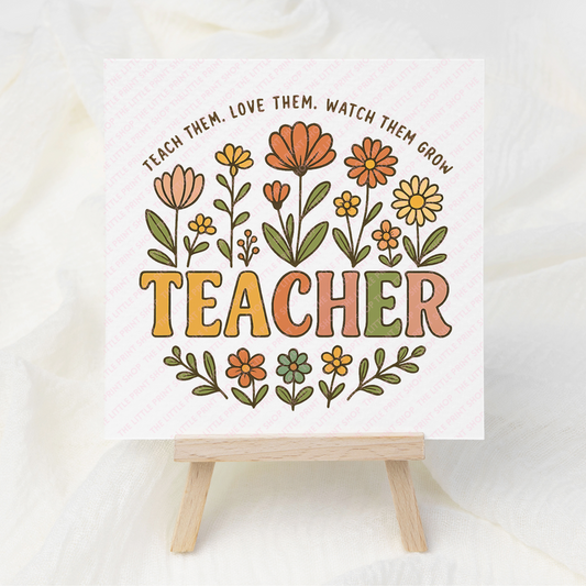Teacher - UV DTF 3 inch Decals