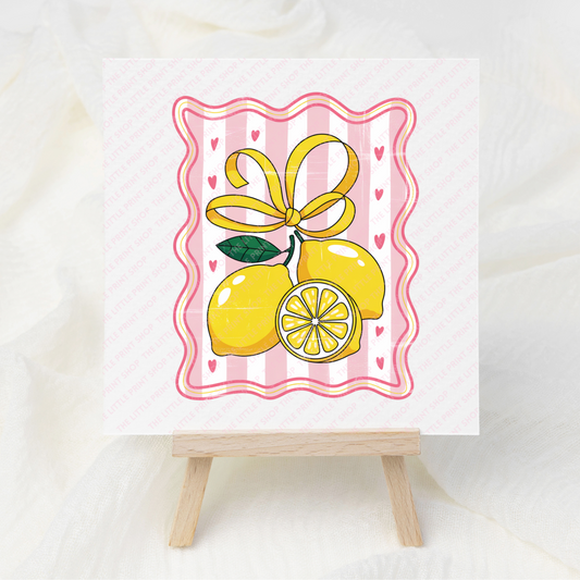 Lemon - UV DTF 3 inch Decals