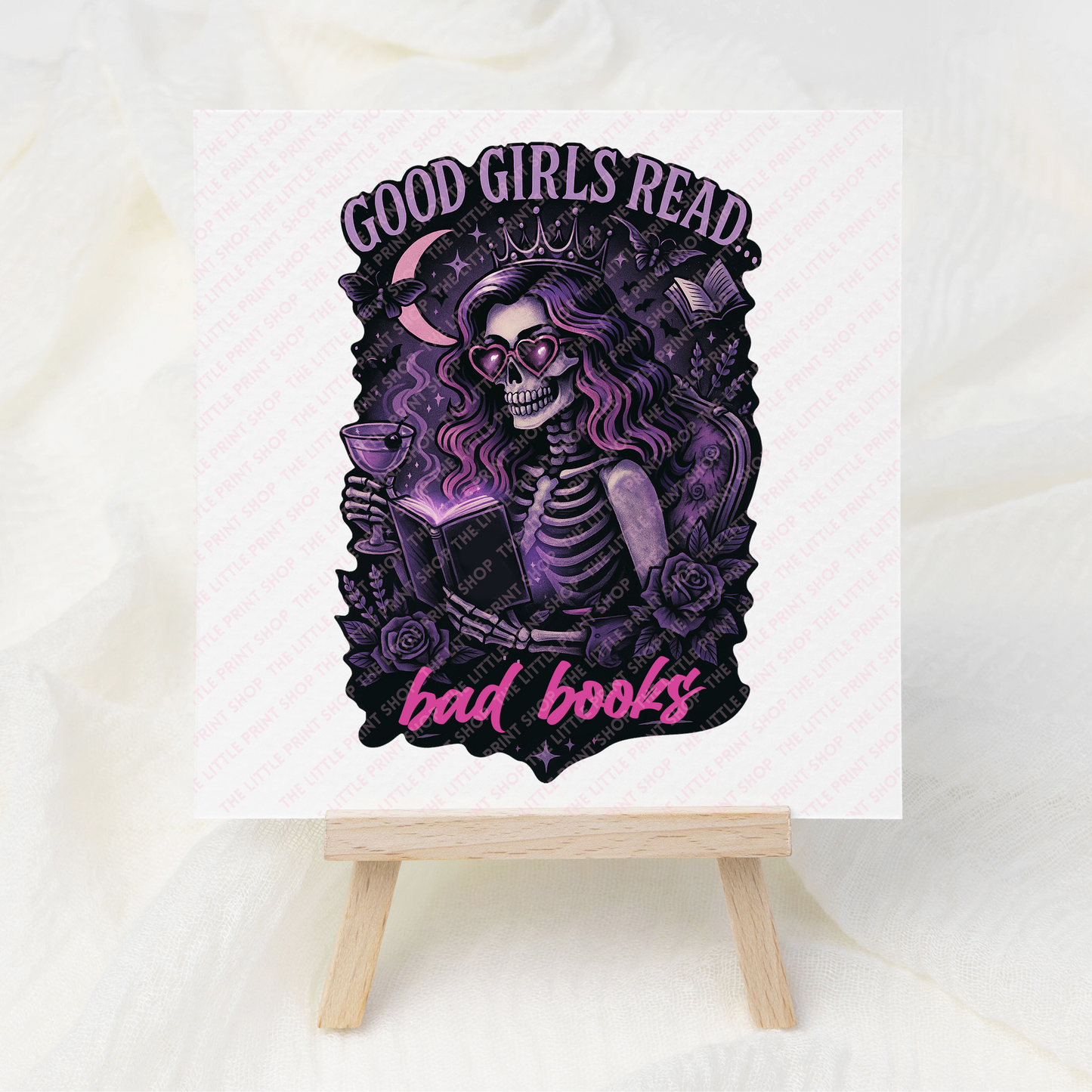 Good Girls Read Bad Books - UV DTF 3 inch Decals