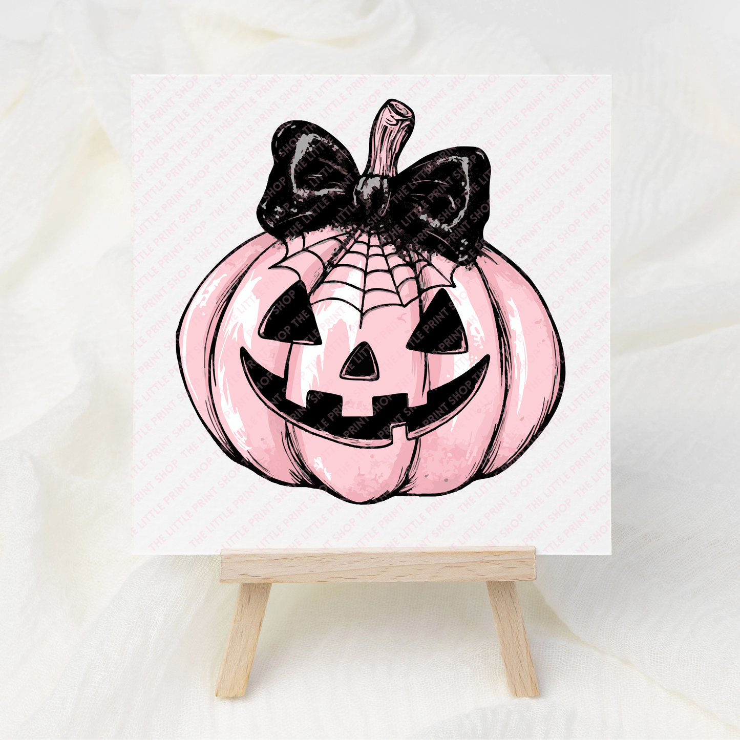 Pink Pumpkin - UV DTF 3 inch Decals