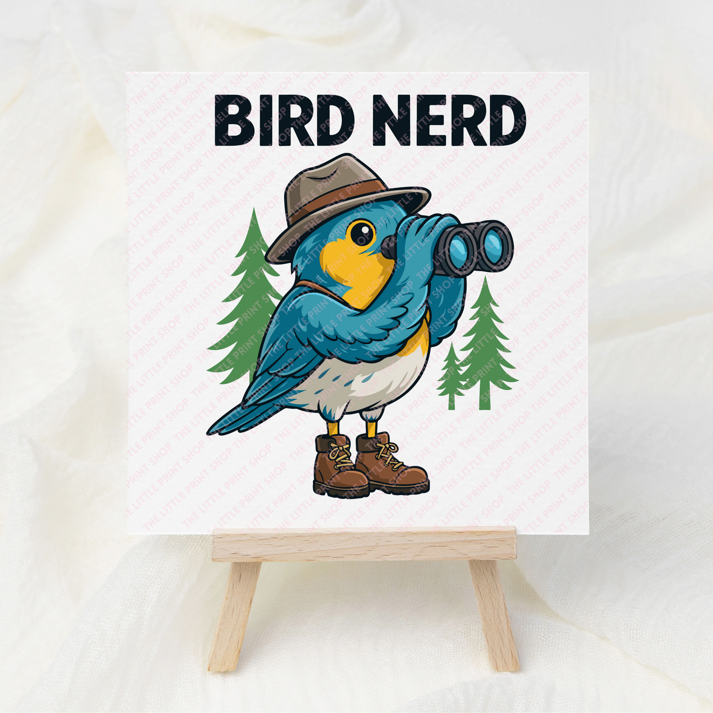 Bird Nerd - UV DTF 3 inch Decals