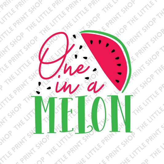 One In A Melon - UV DTF 3inch Decal