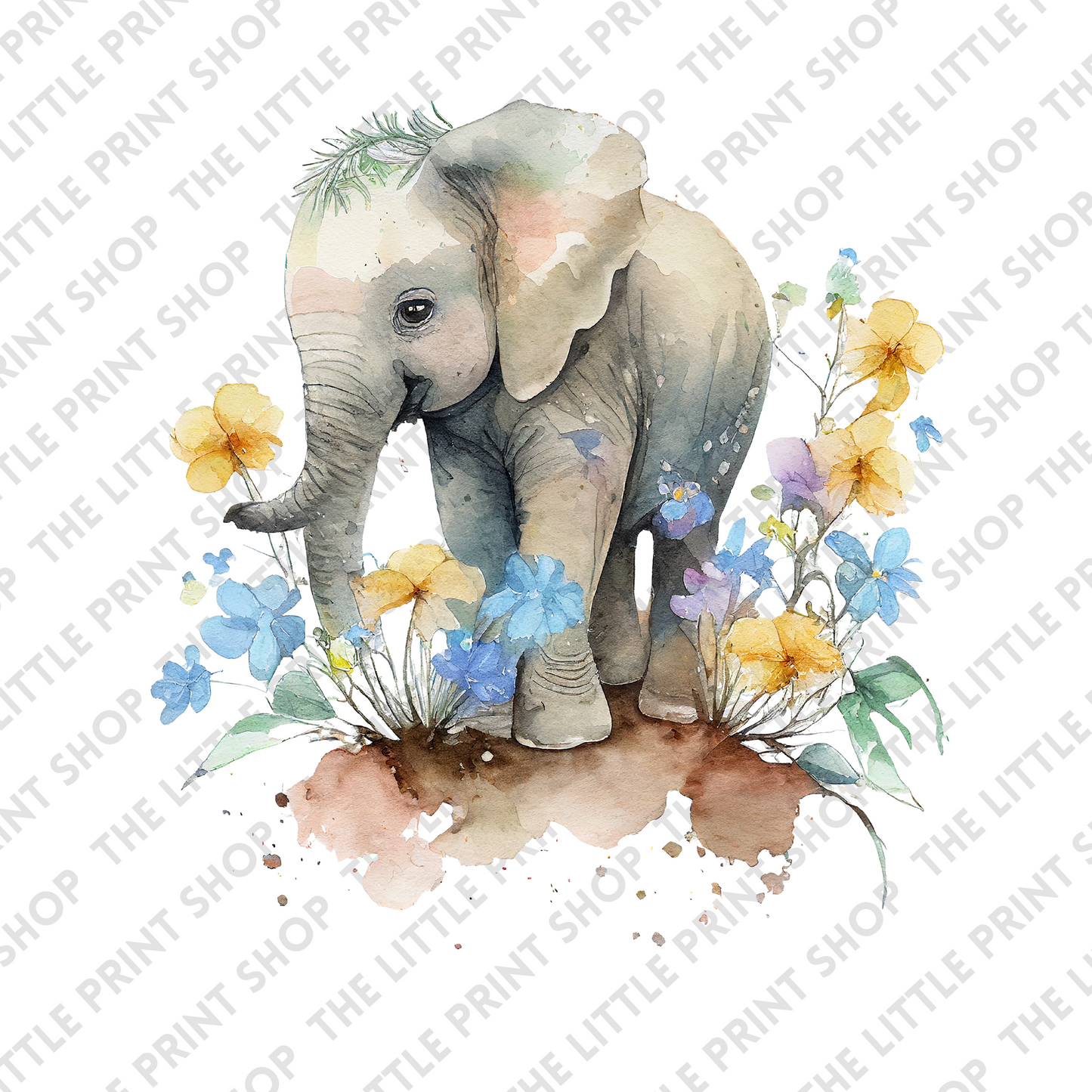 Elephant Art - UV DTF 3inch Decal